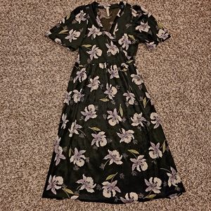 Orange Creek Midi Floral Fall Dress